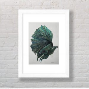 Blue Betta Fish