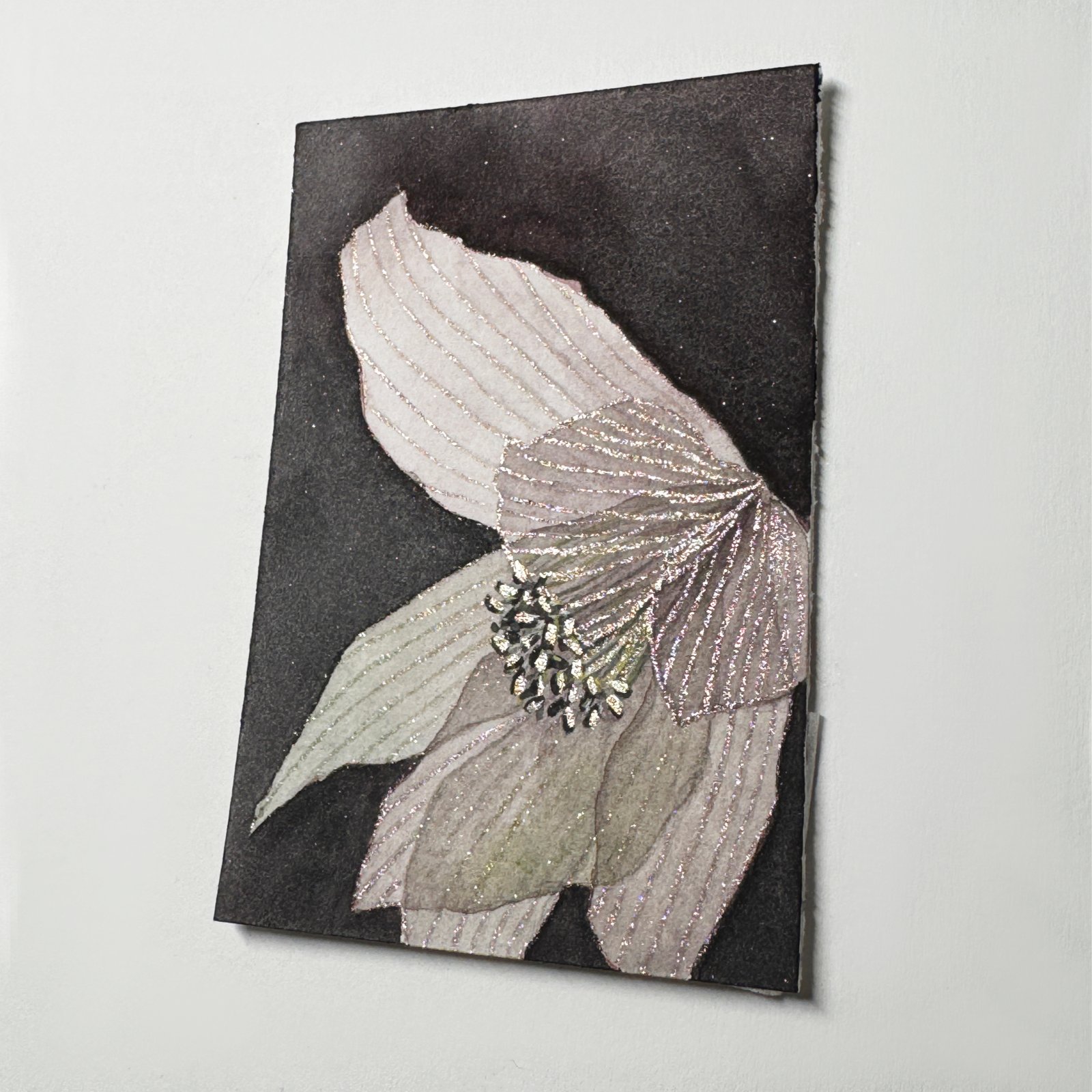 Miniature Painting | Pressed Flower - Image 2